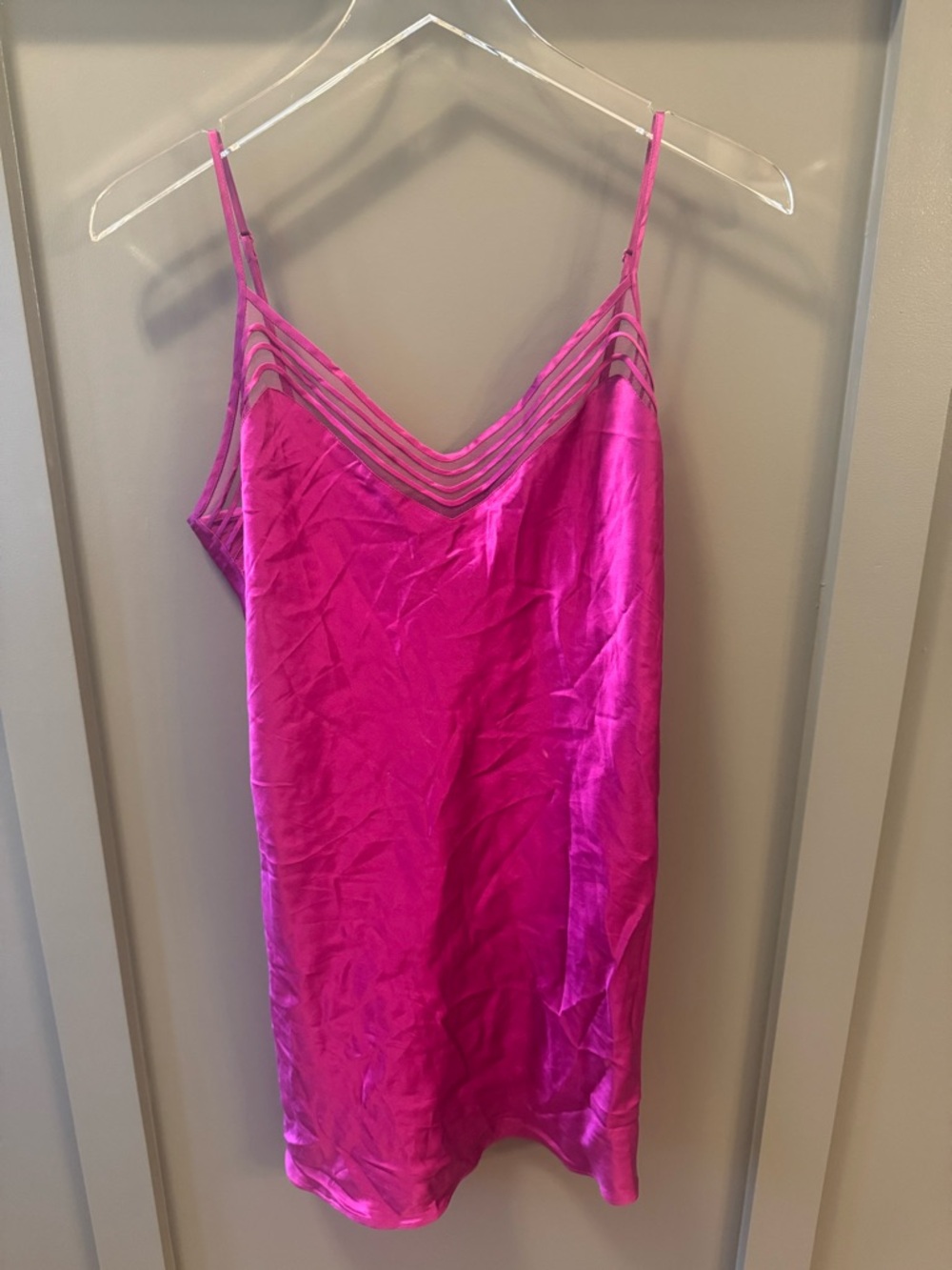 Victoria Secret | Pink Silk Vintage Babydoll Nightgown Slip Dress
